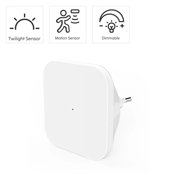 Hama Cozy, noční/orientační LED světlo, do zásuvky, pohybový/soumrakový senzor, stmívatelné