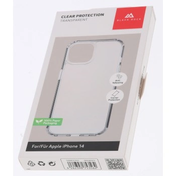 Black Rock Clear Protection Case, kryt pro Apple iPhone 14, průhledný