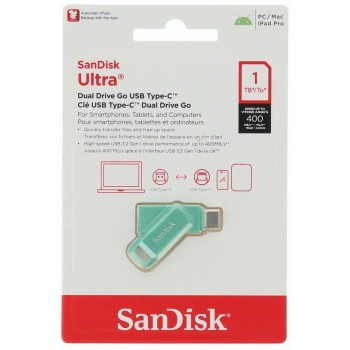 SanDisk Ultra Dual Drive Go USB Type- C, Absinthe zelená 1TB