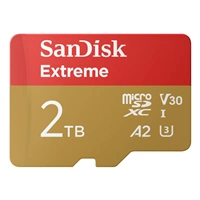 SanDisk Extreme microSDXC 2TB UHS-I Card + Adapter 240MB/s & 140MB/s