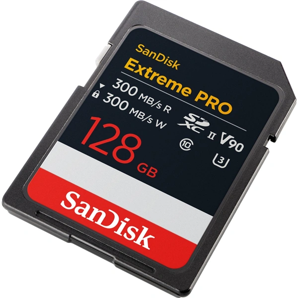 SanDisk Extreme PRO, 128 GB SD UHS-II (V90)