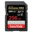 SanDisk Extreme PRO, 256 GB SD UHS-II (V90)