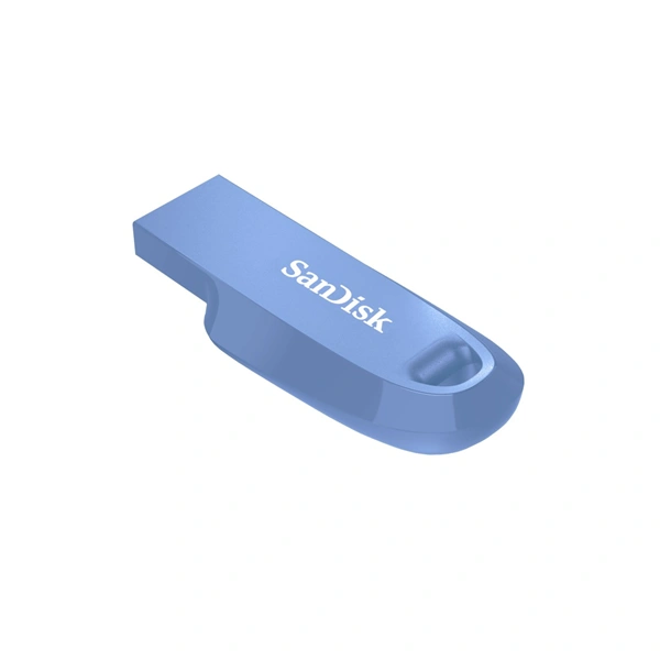 SanDisk Ultra Curve Flash Drive, 64 GB, USB 3.2, modrá