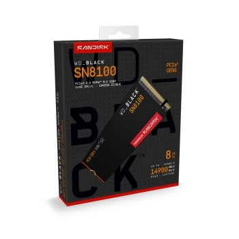 WD BLACK SN8100 PCIe 8 TB M2