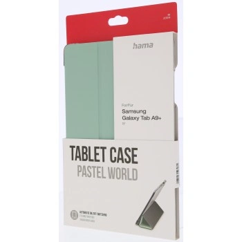 Hama Pastel World, pouzdro pro Samsung Galaxy Tab A9+ 11", zelené/průhledné