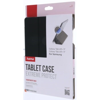 Hama Extreme Protect, pouzdro pro Samsung Galaxy Tab A11+/A9+ 11", licence D3O®, černé/průhledné