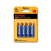 Kodak baterie MAX alkalická, AA, 4 ks, blistr