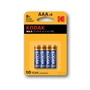 Kodak baterie MAX alkalická, AAA, 4 ks, blistr