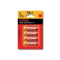 Kodak baterie Heavy Duty zinko-chloridová, AA, 4 ks, blistr