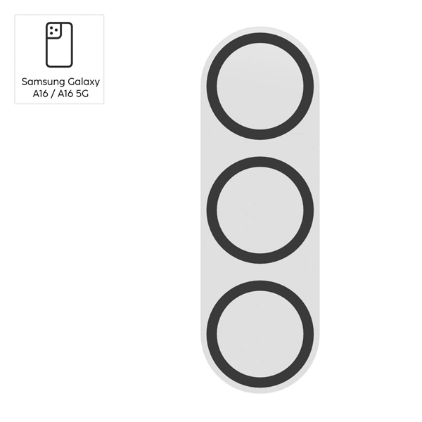 Hama Cam Protect, ochranné sklo fotoaparátu pro Samsung Galaxy A16/A16 5G, průhledné