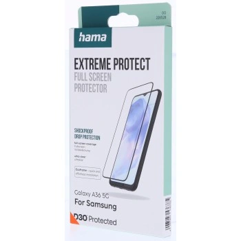 Hama Extreme Protect, ochranné sklo na displej pro Samsung Galaxy A36 5G, licence D3O®