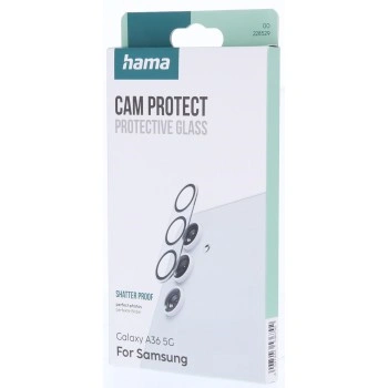 Hama Cam Protect, ochranné sklo fotoaparátu pro Samsung Galaxy A36 5G, průhledné