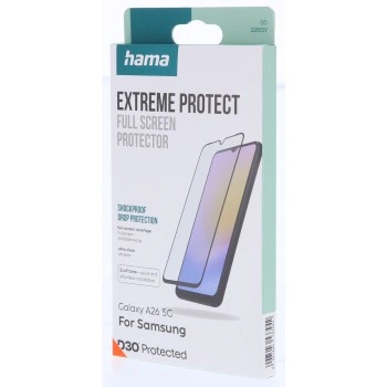 Hama Extreme Protect, ochranné sklo na displej pro Samsung Galaxy A26 5G, licence D3O®