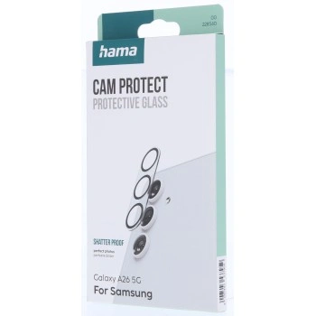 Hama Cam Protect, ochranné sklo fotoaparátu pro Samsung Galaxy A26 5G, průhledné