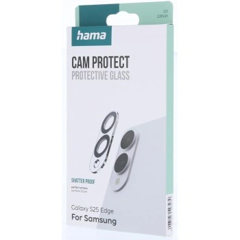 Hama Cam Protect, ochranné sklo fotoaparátu pro Samsung Galaxy S25 Edge, průhledné