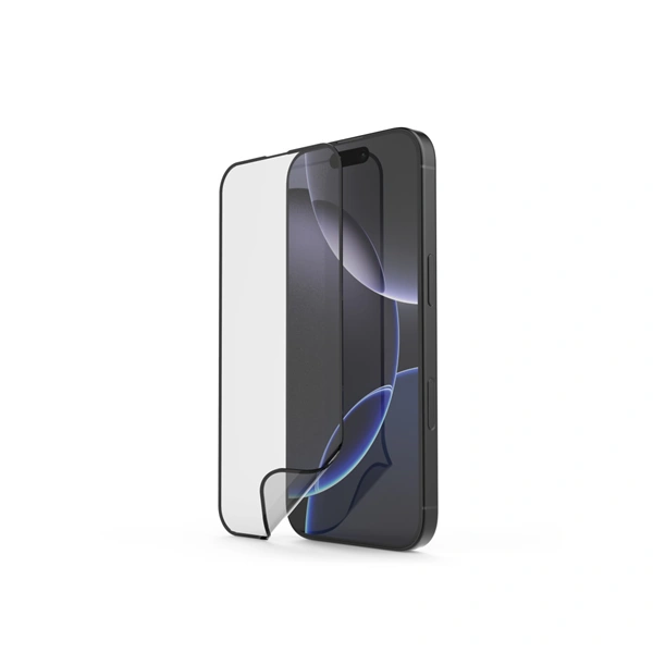 Hama Super Hybrid, nerozbitné ochranné sklo na displej pro Apple iPhone 17 Pro, licence D3O®