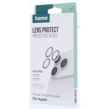Hama Lens Protect, ochrana fotoaparátu pro Apple iPhone 17 Pro/17 Pro Max, 3 individuální skla