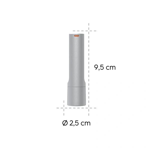 Hama FL60, LED svítilna, hliníková, 60 lm / 30 m, 3 režimy svícení, poutko na ruku, vč. baterie