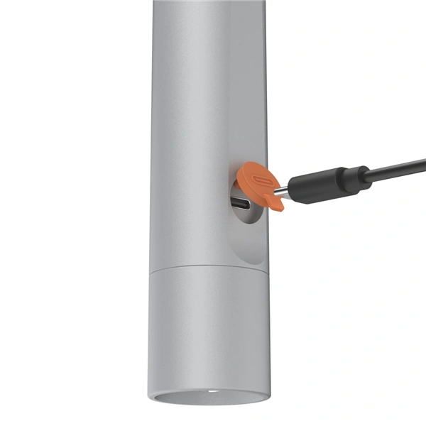 Hama FL350-C, LED svítilna, nabíjecí, hliníková, 350 lm / 100 m, 4 režimy+SOS, rozptylovač, poutko