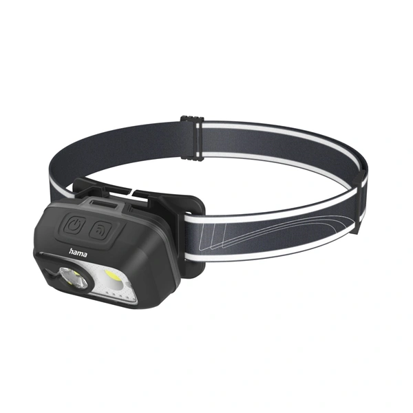 Hama HL500-C, LED čelovka, nabíjecí, svítivost 500 lm, dosvit 110 m, IP44