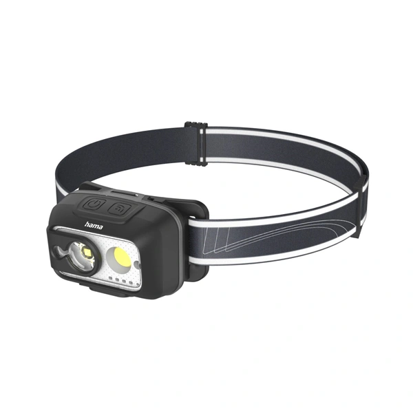 Hama HL500-C, LED čelovka, nabíjecí, svítivost 500 lm, dosvit 110 m, IP44