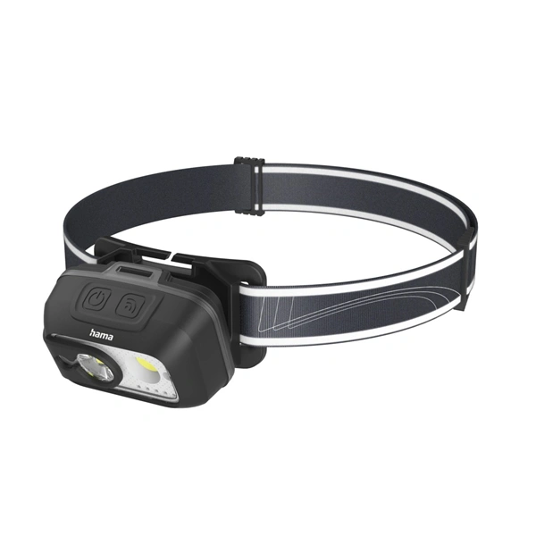 Hama HL500-C, LED čelovka, nabíjecí, svítivost 500 lm, dosvit 110 m, IP44