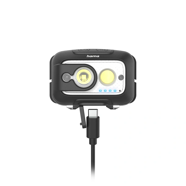 Hama HL500-C, LED čelovka, nabíjecí, svítivost 500 lm, dosvit 110 m, IP44