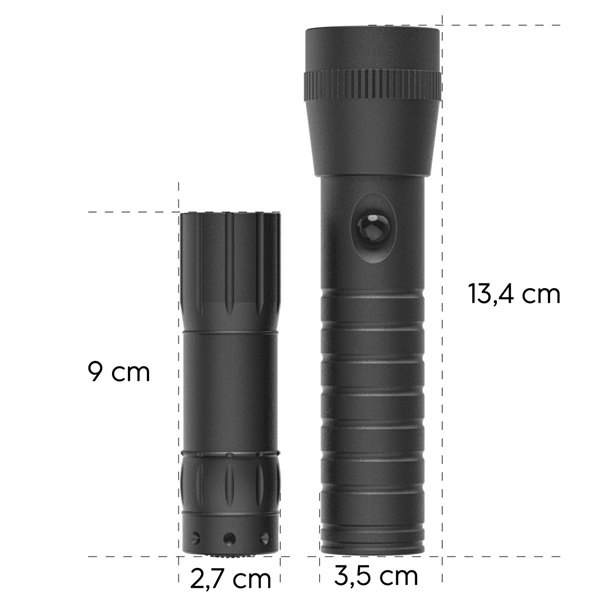Hama FL-DUO, LED svítilny, hliníkové, 25 lm / 60 lm, poutko na ruku, vč. baterií, set 2 ks
