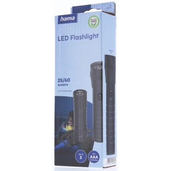 Hama FL-DUO, LED svítilny, hliníkové, 25 lm / 60 lm, poutko na ruku, vč. baterií, set 2 ks