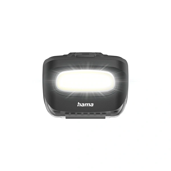 Hama HL110, LED čelovka, COB, svítivost 110 lm, dosvit 18 m, baterie