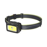 Hama HL350, LED čelovka, COB, svítivost 350 lm, dosvit 60 m, IP44, SOS píšťalka, baterie