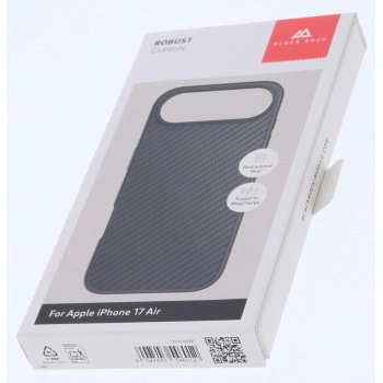 Black Rock Robust Carbon, kryt pro Apple iPhone Air, magnetický, karbonový vzhled, černý