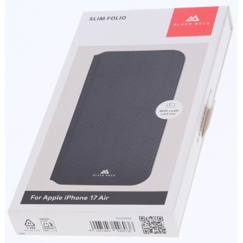 Black Rock Slim Folio, pouzdro-knížka pro Apple iPhone Air, černé