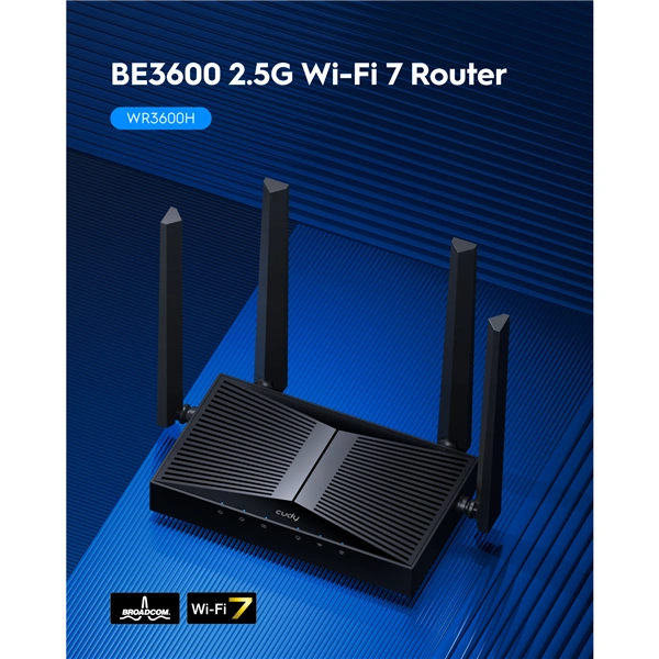 Cudy BE3600 Wi-Fi 7 Mesh 2.5G router (WR3600H)