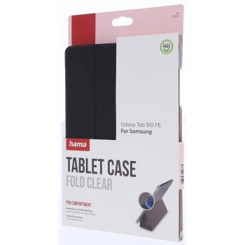 Hama Fold Clear, pouzdro pro Samsung Galaxy Tab S10 FE/S9 FE 10,9", s přihrádkou na pero, černé