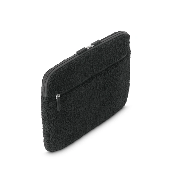 Hama Cozy, obal na notebook, 14,1-15,6" (36-40 cm), chlupatý, přední kapsa, černý