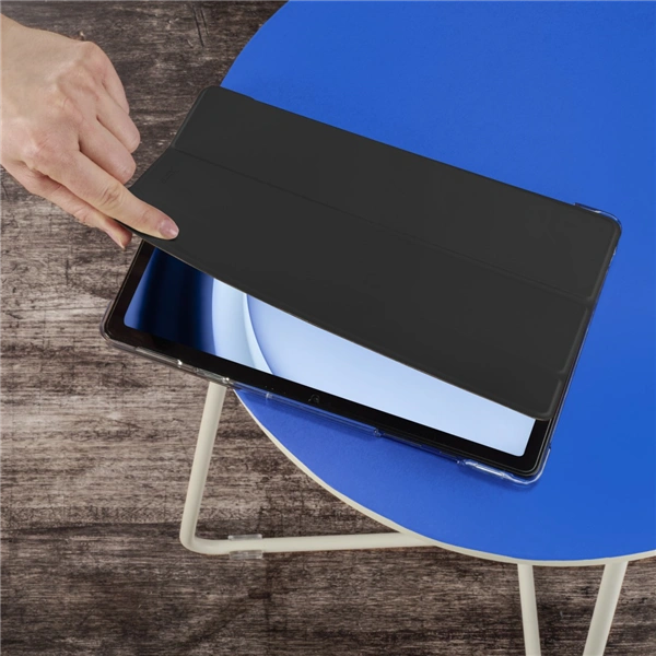 Hama Fold Clear, pouzdro pro Samsung Galaxy Tab A11 8,7", černé/průhledné