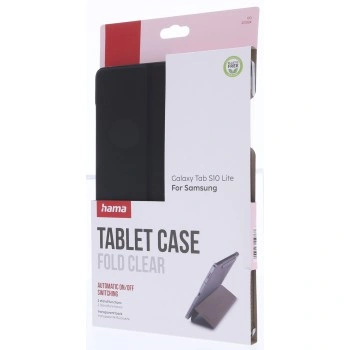 Hama Fold Clear, pouzdro pro Samsung Galaxy Tab S10 Lite 10,9", černé/průhledné