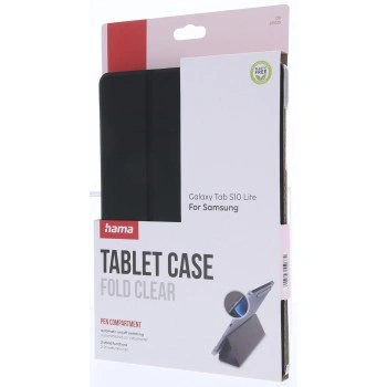 Hama Fold Clear, pouzdro pro Samsung Galaxy Tab S10 Lite 10,9", s přihrádkou na pero, černé