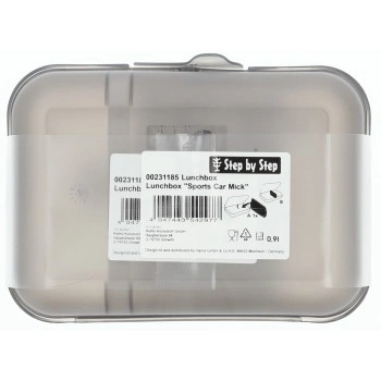 Krabička na svačinu Step by Step, Sports Car Mick, černá