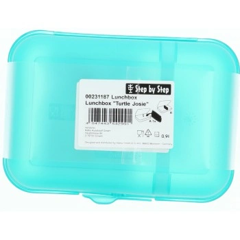 Krabička na svačinu Step by Step, Turtle Josie, tyrkysová