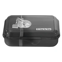 Krabička na svačinu Step by Step, Bagger Rocco, černá