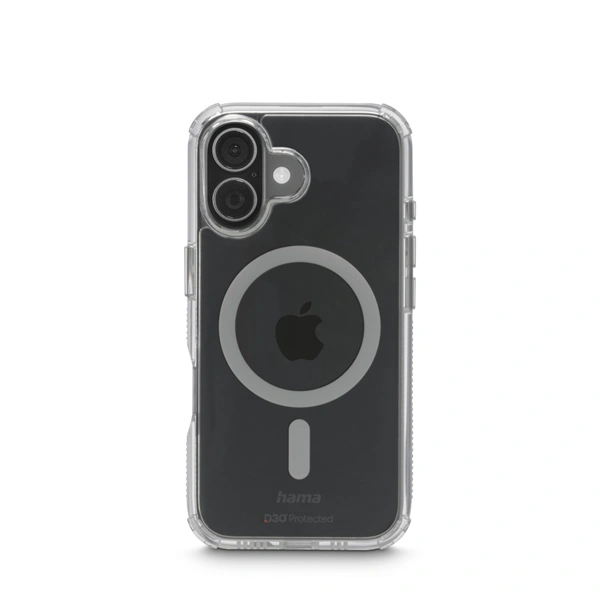 Hama Extreme Protect, kryt pro Apple iPhone 17, magnetický, D3O®, nežloutne, průhledný