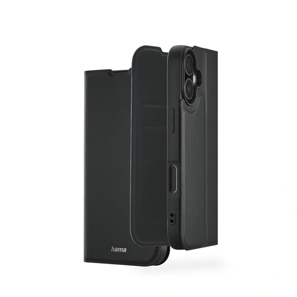 Hama Daily Protect, pouzdro-knížka pro Apple iPhone 17, funkce stojanu, černé