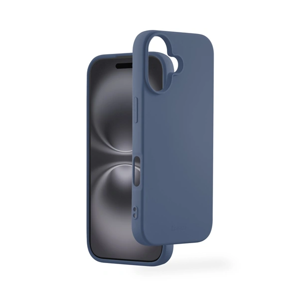 Hama Fantastic Feel, kryt pro Apple iPhone 17, hebký povrch, modrý