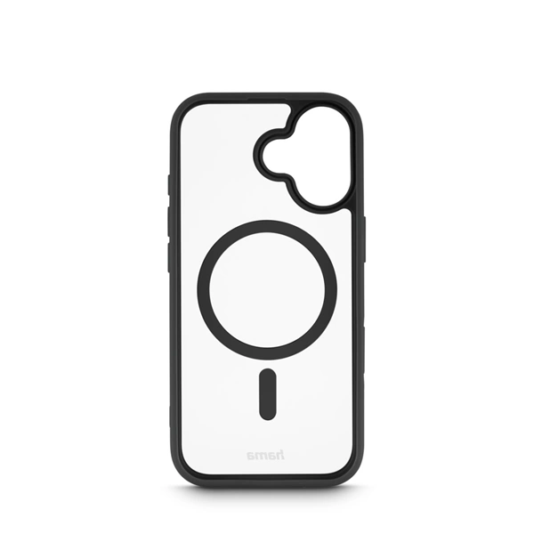 Hama Frame Protect, kryt pro Apple iPhone 17, magnetický, průhledný/černý 