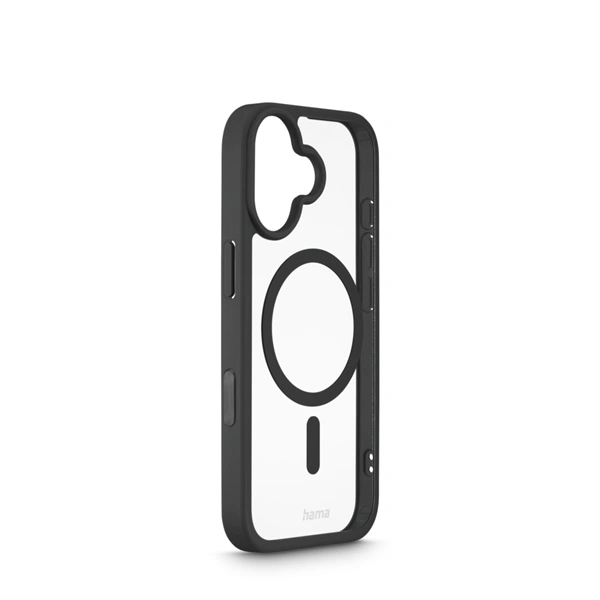 Hama Frame Protect, kryt pro Apple iPhone 17, magnetický, průhledný/černý 