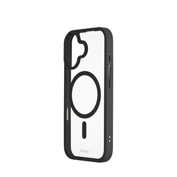 Hama Frame Protect, kryt pro Apple iPhone 17, magnetický, průhledný/černý 