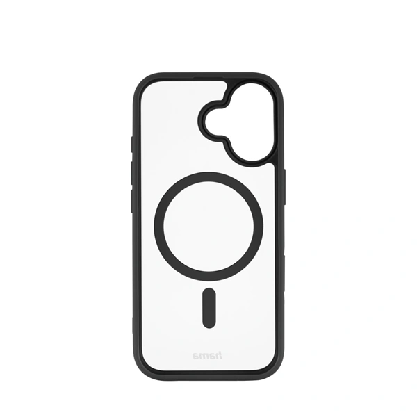 Hama Frame Protect, kryt pro Apple iPhone 17, magnetický, průhledný/černý 
