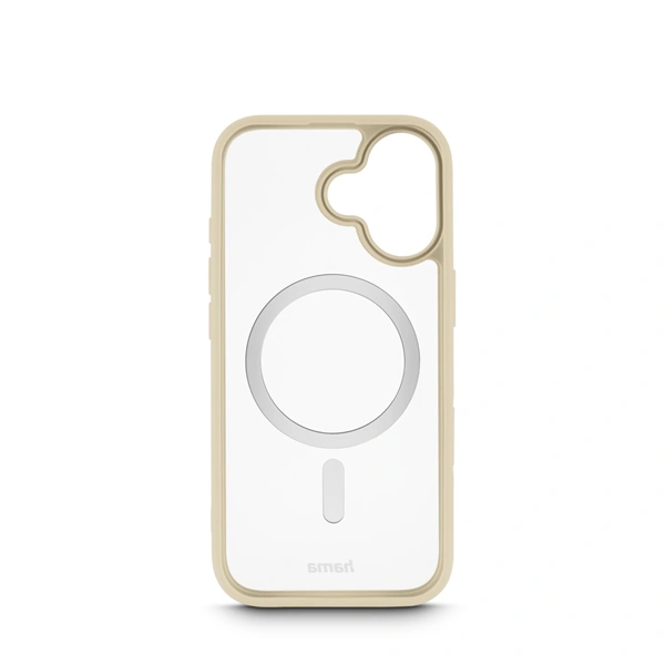 Hama Frame Protect, kryt pro Apple iPhone 17, magnetický, průhledný/béžový